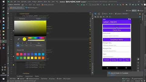 Latihan Pertemuan 1 (Pemrograman mobile)