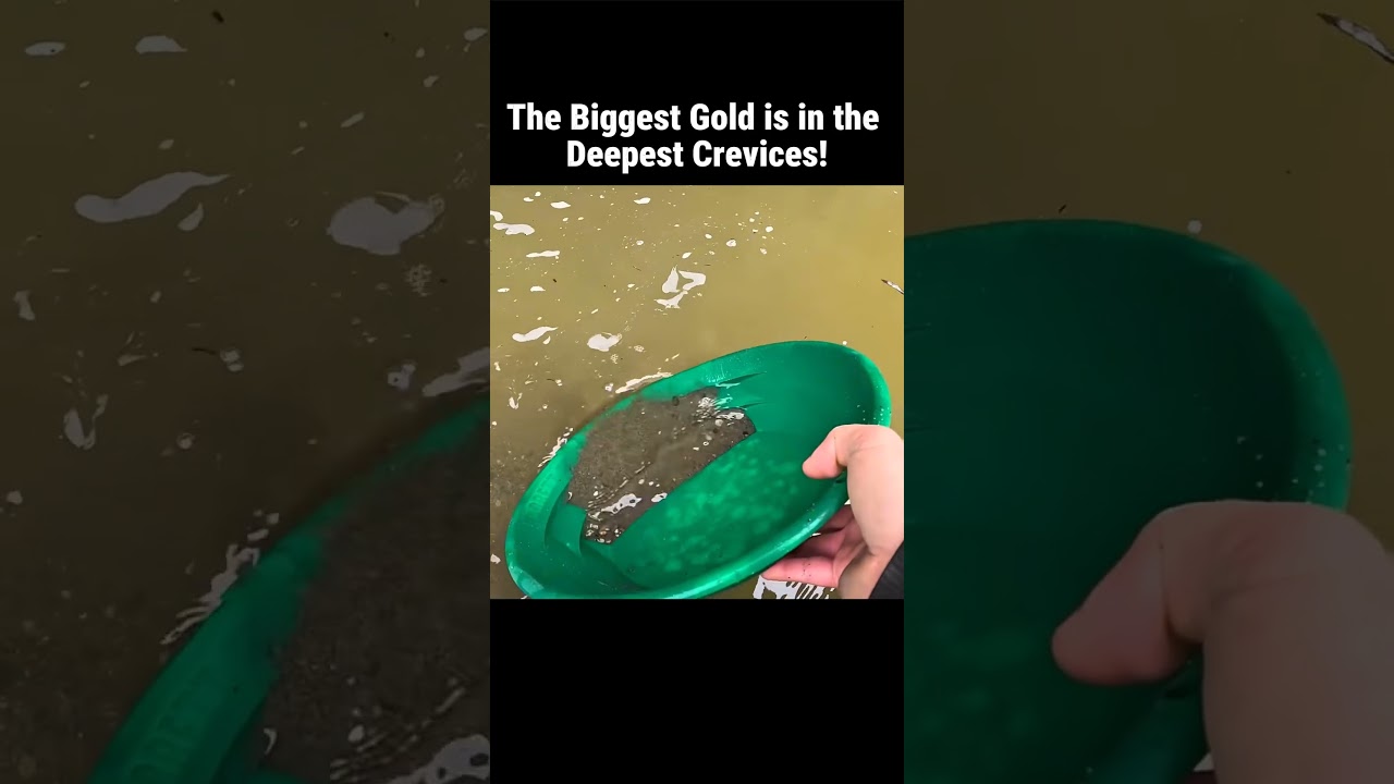 The Biggest Gold is in the deepest Crevices!