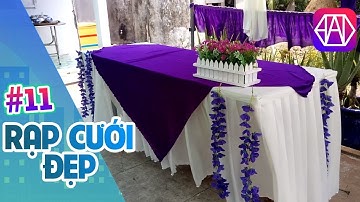 Rạp Cưới Đẹp: p11 -  Rạp Cưới Tông Tím | Ba Hào | Gò Công , Tiền Giang | TRUNG HAO