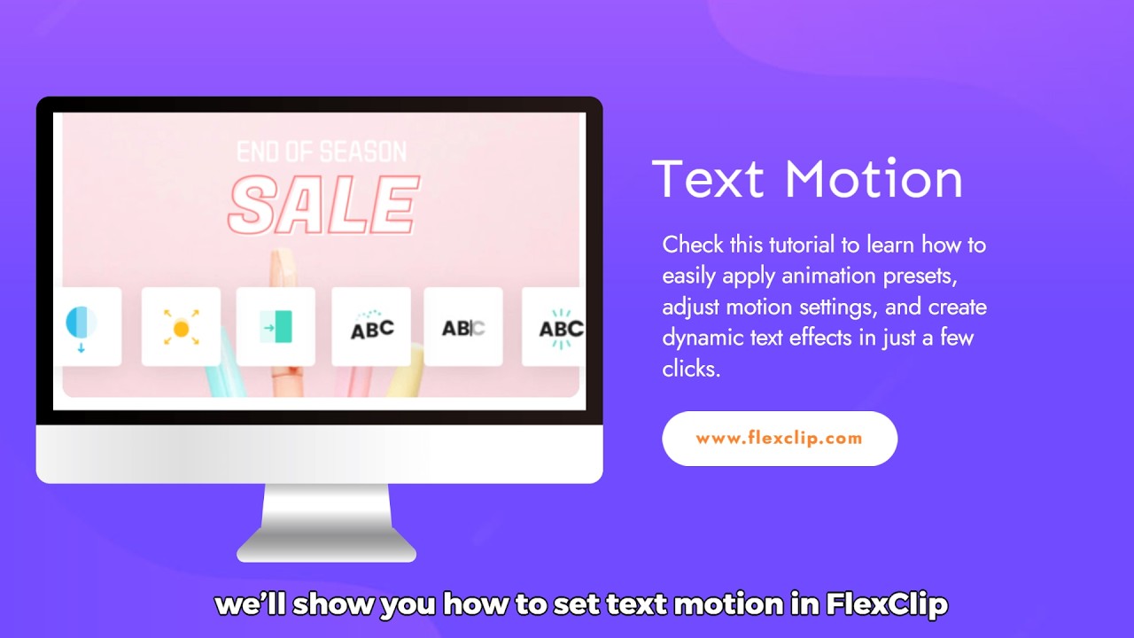 How to Add Text Animations to Your Video with FlexClip - YouTube