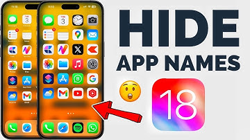 How to Hide App Icon Names on iPhone Homescreen in iOS 18