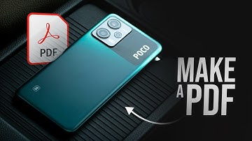 How to Make PDF in Android Phone (tutorial)