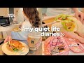 cozy & quiet | healthy recipes, mini haul & organizing my make-up 🍵🍳✨