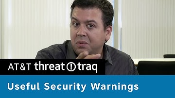 Security Warnings | AT&T ThreatTraq Bits