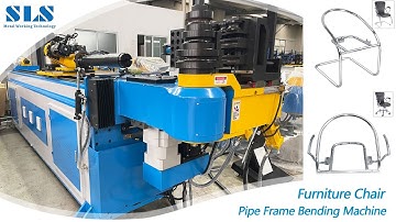 Furniture Chair Frame CNC Tube Rolling Bender / Big Radius Pipe Push Bending Machine | SLS Machinery