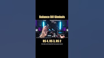 How to Properly Balance DJI RS Gimbal [ RS 4, RS 4 Pro, RS 3, RS 3 Pro, RS 2, RS C2 ] Tutorial