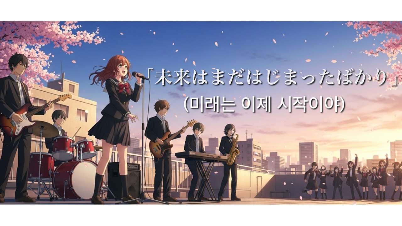 [J-POP]「未来はまだはじまったばかり」/ 미래는 이제 시작이야