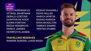 ICC MEN'S T20 WOULD CUP 2024 | SQUAD