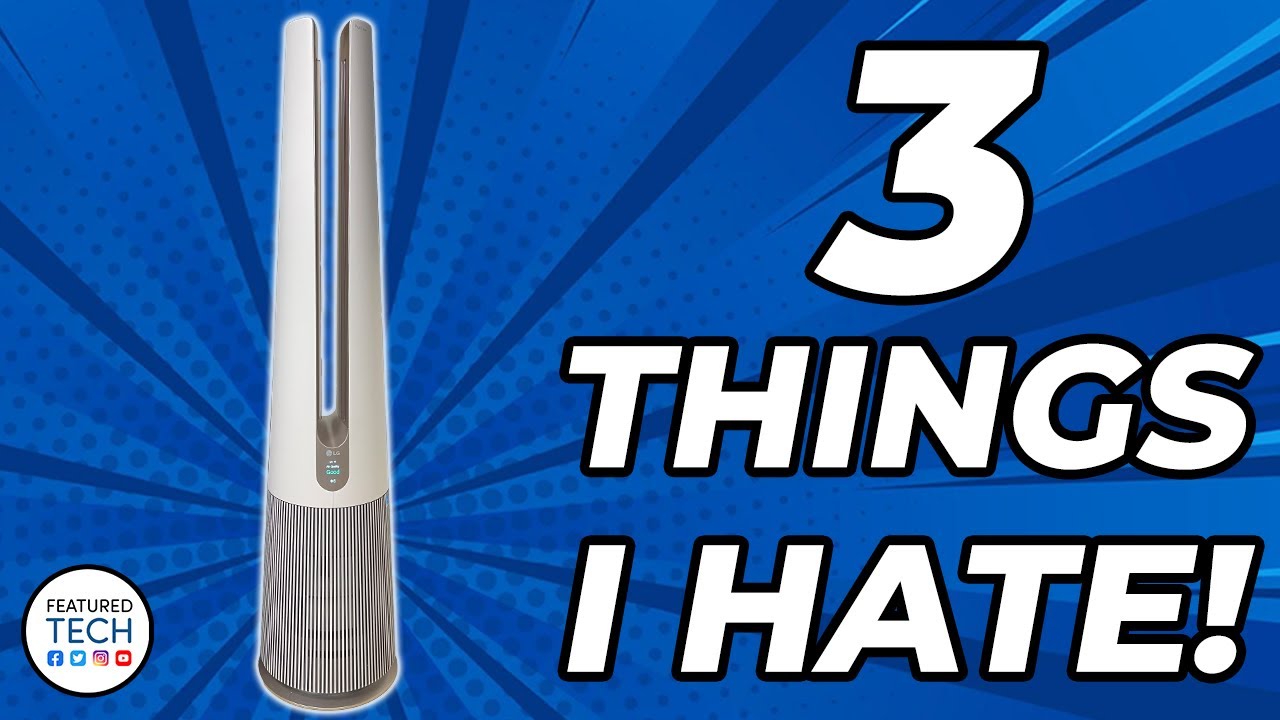 LG PuriCare AeroTower Purifying Fan Review | 3 Things I HATE! | Featured Tech (2022)
