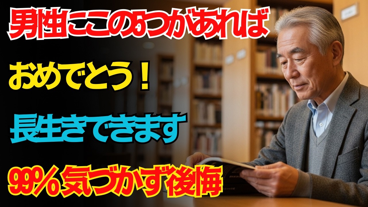 医師が語る：70歳からの男性が90歳まで元気に生きる驚くほど易しい5つの習慣｜人生の教訓｜長生きの秘訣｜オーディオブック
