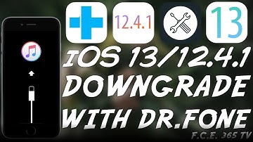 How To Fix iPhone Stuck in Recovery Mode / Downgrade From iOS 13 to iOS 12.4.1