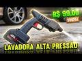 LAVADORA ALTA PRESSÃO A BATERIA DA SHOPEE! VALE A PENA?