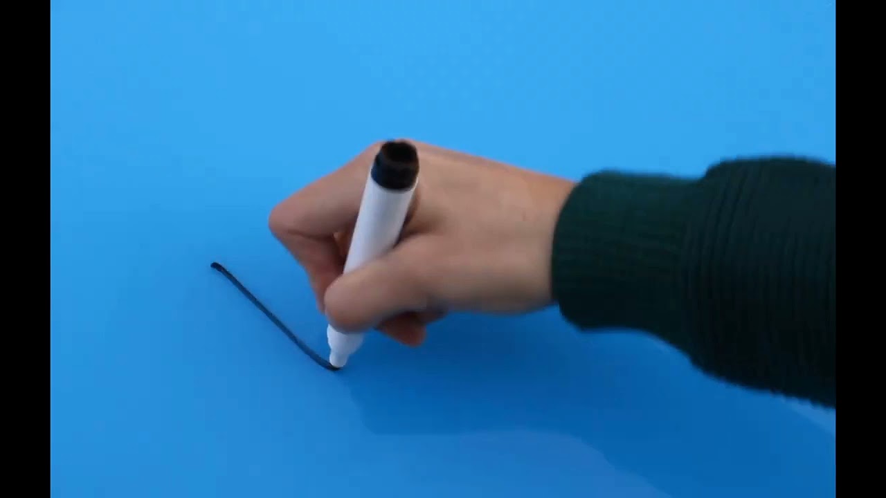 Pizarra Glass Pro Vidrio Templado Azul de 90x120cm 4mm