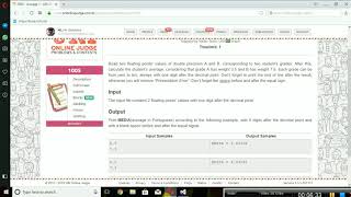SOLVED! Uri online Judge 1005 - Average 1