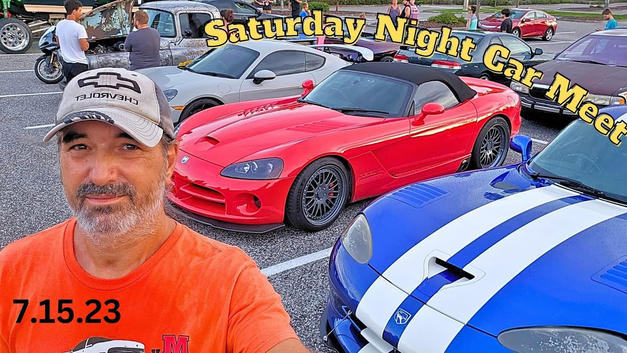 Saturday Night Car Meet 7 15 23 - YouTube