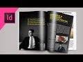 Indesign CC Tutorial | Designing Magazine Page