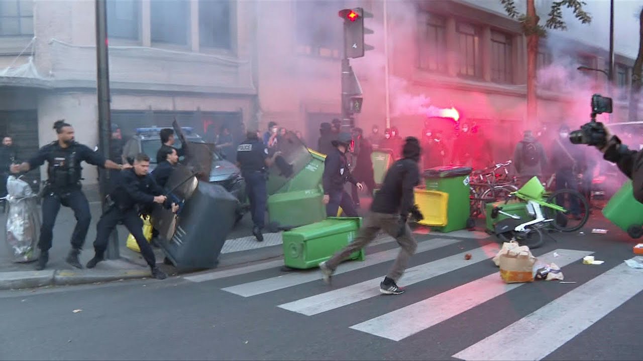 Clashes erupt in Paris during 'Block Everything' protests | AFP