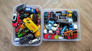 2 Big Boxes Filled With Huge Number of Cars of Different Types and Brands