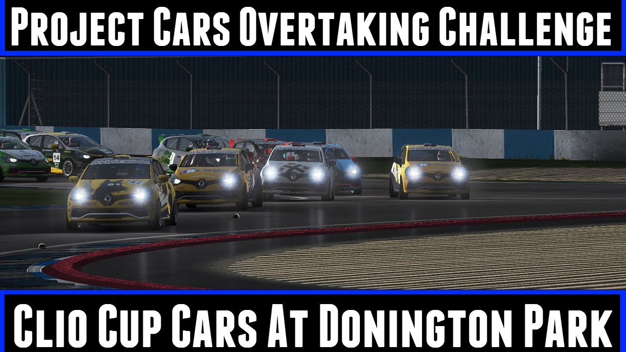Project Cars Overtaking Challenge Clio Cup Cars At Donington Park