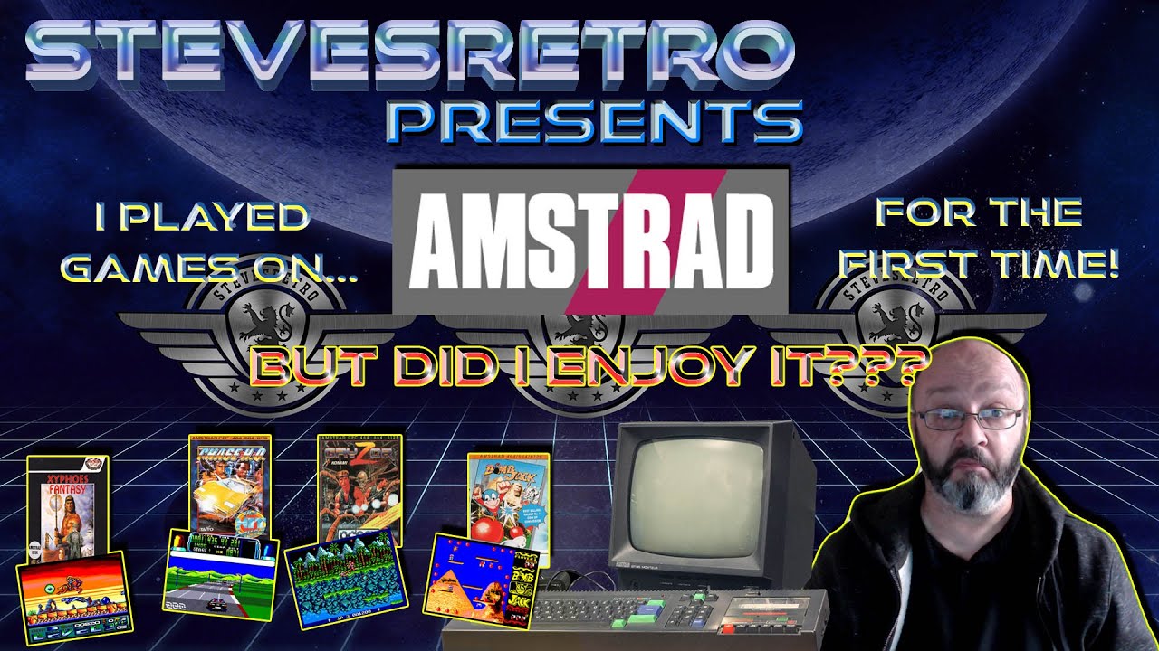 Steve Plays Games On The Amstrad Home Computer!