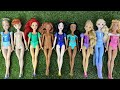 Satisfying Unboxing Disney Princess Dolls | Elsa, Anna, Ariel, Belle, Rapunzel and more! | ASMR