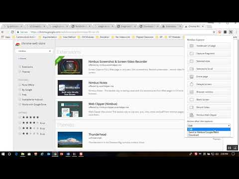 How to install and use the Nimbus Screen Capture Extension on Chrome Browser