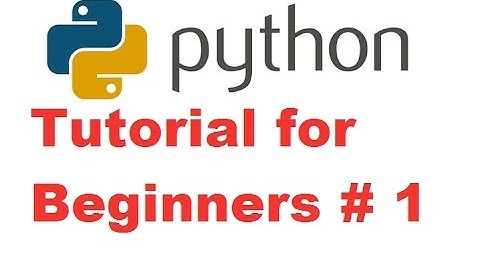 Python Tutorial for Beginners 1 - Getting Started and Installing Python (For Absolute Beginners)