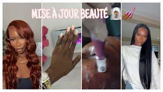 Mise à jour beauté: soin, ongles, tape extensions &amp; wig install