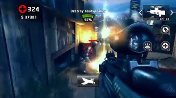 Dead Trigger 2 S&D Scar & FN2000 Gameplay Nvidia Shield Tablet