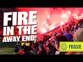 Ultras start fire in prague  slavia praha a  football weekender ep 04