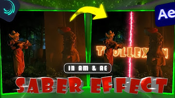 How to make Saber Effect in Both Alight motion & After effects 