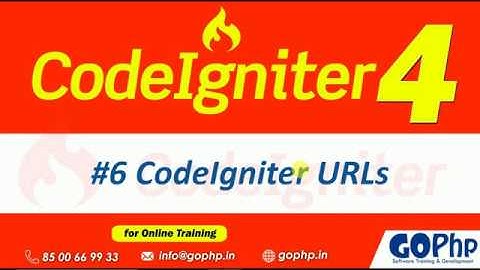 #06 CodeIgniter 4 URLs