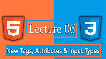 06-New Tags, Attributs and Input Types in HTML5 - HTML5 and CSS3 Complete Course