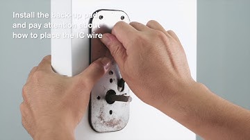 How to install SMONET Smart Lock with Handle?
