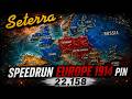 Seterra (Geoguesser version) Europe 1914 Pin speedrun 22.158