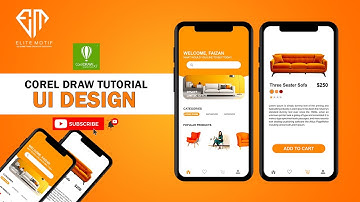 UI UX Design | CorelDraw Tutorial - 2021 ( Recommended )