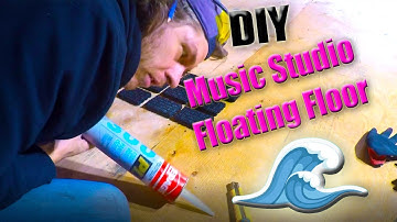 Second Day of My Studio build floating floor installation!