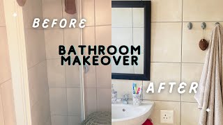 SMALL BATHROOM MAKEOVER: EMQASHWENI/BACKROOM #makeover #decoration #transformation