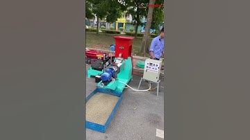 Máy Ép Cám Viên Nổi 80K Chạy Đầu Nổ Cho Trang Trại Cá