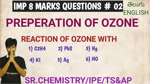 OZONE PREPERATION/Most Imp Question,#02/CLASS 12/CHEMISTRY/IPE AP&TS
