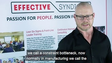 3 Reasons You Are Seeing Bottlenecks In Your Process - The Constraint Bottleneck - Coaching Video