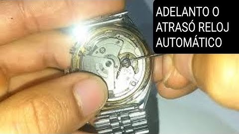 solución adelanto o atrasó de reloj automático