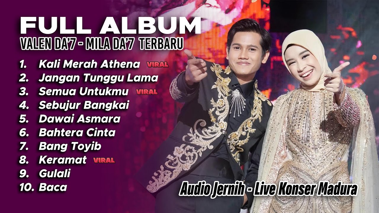 FULL ALBUM DUET VALEN & MILA DA7 TERBARU - KONSER PAMEKASAN - SUMENEP