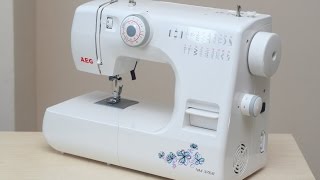 Aeg Nm 376 B Nähmaschine Sewing Machine Швейная Машина Test