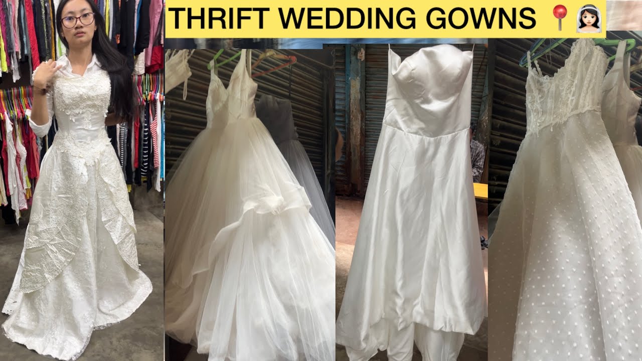 Свадебные платья из секонд-хенда 👰🏻‍♀️ и джинсы на оптовом рынке подержанных вещей в Димапуре, На...