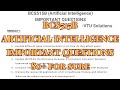 Artificial Intelligence, Super important questions, 22 scheam, 5th sem, CSE, BCS515B