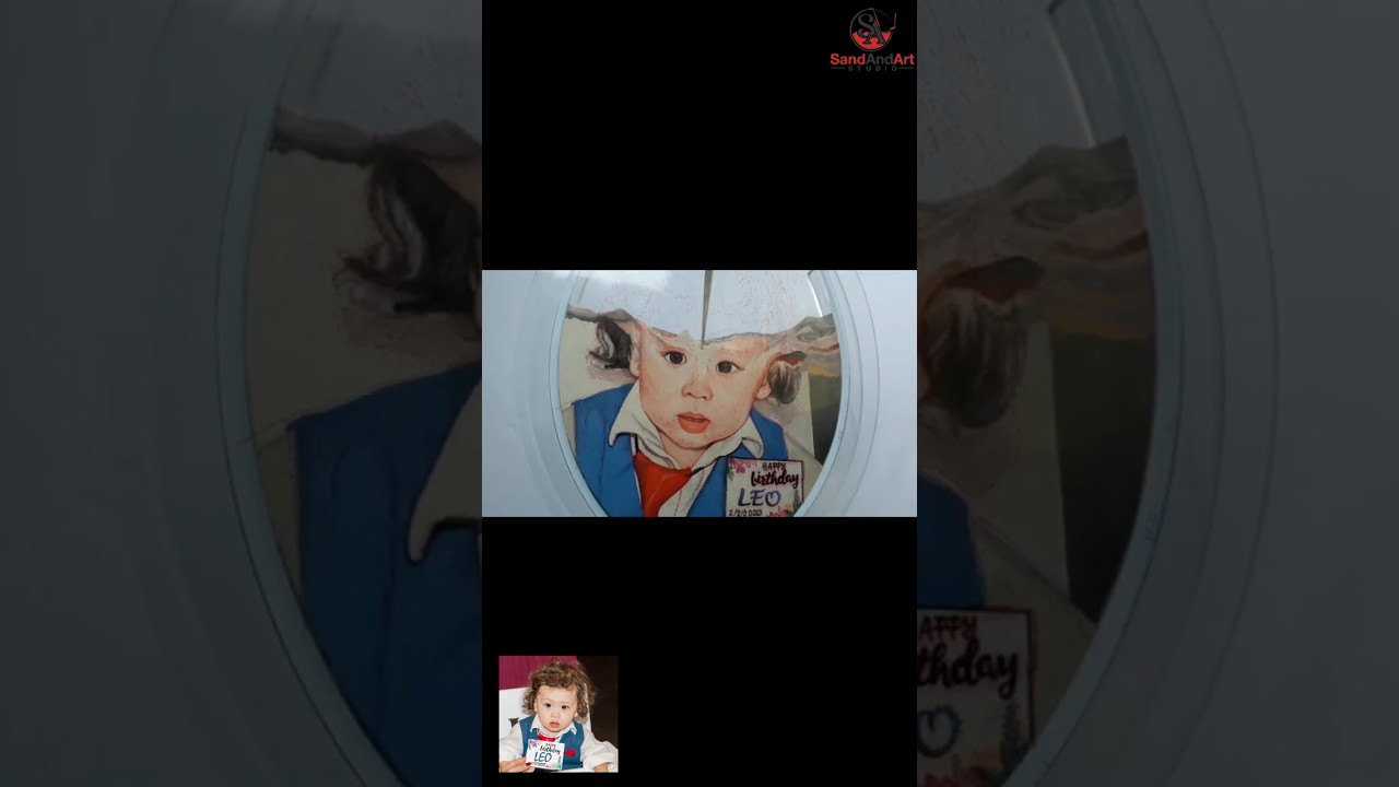 Sand Art: Unbelievable Creativity in Portraits     #design #sandpouring #sandart #creativity #إبداع