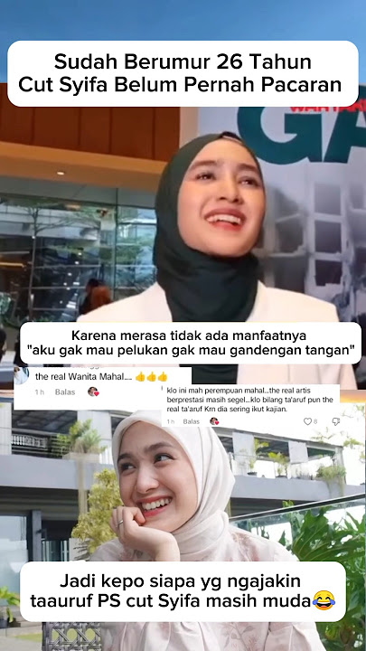 Cut Syifa Belum Pernah Pacaran #cutsyifa #shortvideo