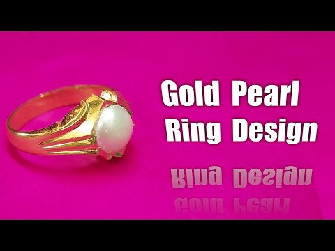 Kempu stone ring | Gold ring designs, Stone rings, Ring designs