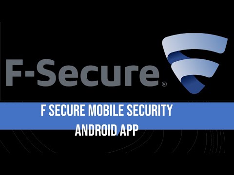 F Secure Mobile Security Kostenloser Handy Schutz Android APP Deutsch German